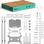 Onkron ts1351 wht support tv sur piedà  roulettes pour des téléviseurs de 32 à 65 pouces blanc