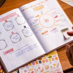 Set Personnalisation Bullet Journal Fleurs - Draeger paris