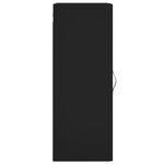 vidaXL Armoire murale noir 34 5x34x90 cm bois d'ingénierie