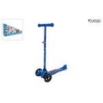 Street Rider Trottinette à 3 roues avec guidon réglable ABEC 7 Bleu