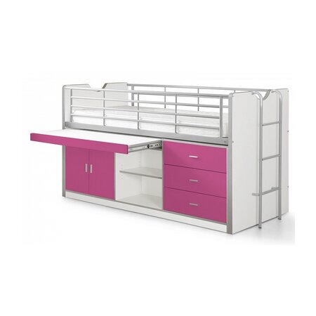 Lit Combiné Bureau Bonny Fuchsia