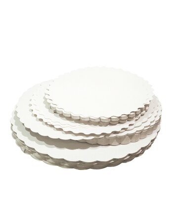(lot  de 250 ronds) rond pâtissier carton blanc diamètre 32cm