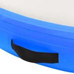 vidaXL Tapis gonflable de gymnastique avec pompe 100x100x20cm PVC Bleu