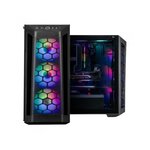 COOLER MASTER MasterBox MB511 ARGB Mesh Boîtier PC Gaming (ATX, Panneau en verre trempé, Façade Mesh, 3x120mm ARGB) - Noir