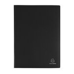 Protège-documents polypropylène souple pour papier a4 - 100 vues  - noir