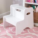 Tabouret Deux Marches - Blanc