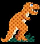 Kit perles et plaques standard (Ø5 mm) Dinosaure pack 2