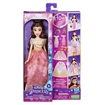 Disney princesses - life - poupée mannequin belle - 10 combinaisons de tenues  jouet pour enfants des 3 ans