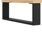 vidaXL Buffet haut Chêne sonoma 34 5x34x180 cm Bois d'ingénierie