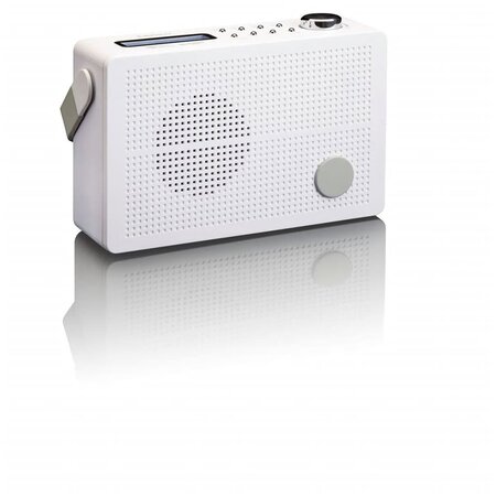 Lenco radio-réveil dab+ avec fm pdr-030 blanc
