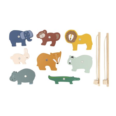 Jeu de peche en bois animaux