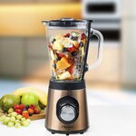 Bestron Mélangeur avec cruche en verre ABL500CO 1 5 L 500 W Cuivre
