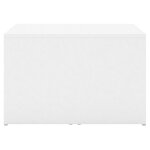 vidaXL Tables basses gigognes 3 Pièces Blanc 60x60x38 cm Aggloméré
