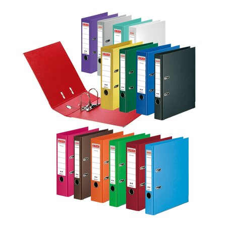 Classeur à levier maX.file Protect Plus Polypro Int / Ext Dos de 50 mm Menthe HERLITZ