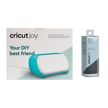 Machine de découpe Cricut Joy + vinyle permanent noir brillant 121 9 x 13 9 cm