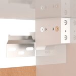 vidaXL Meuble TV mural Blanc brillant 30 5x30x30 cm