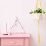 Pelote de corde en coton 25 m - Jaune pastel