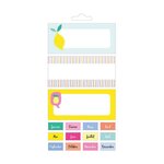 30  Feuilles  Autocollants - 23X12 Cm - Tutti Frutti