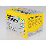 Lot de 50 masques enfant type IIR - Normes EN 14683:2019