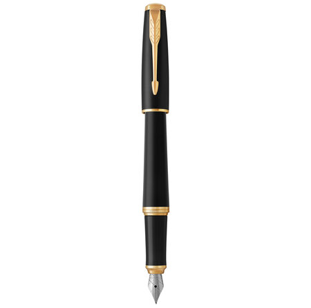 PARKER Urban Stylo plume  noir mat  Plume fine  encre bleue  Coffret cadeau