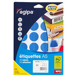 400 Étiquettes Jaune Ø 24