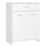 vidaXL Ensemble de meubles de salle de bain 4 Pièces Blanc