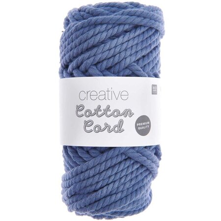 Pelote de corde en coton 25 m - Bleu
