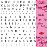 Tampon Transparent Alphabet