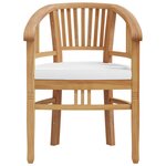 vidaXL Ensemble à dîner de jardin 7 Pièces Bois de teck solide