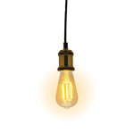 Ampoule led connectée kozii  éclairage multi-blancs  filament e27 st64 au verre ambré  5 5w cons. Variation de luminosité