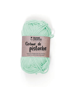 Fil de coton Amigurumi Vert clair Crème de pistache