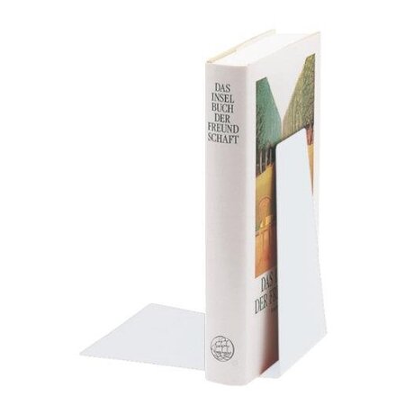 Serre-livres (l)125 x (h)145 x (p)140 mm  blanc leitz