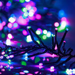 vidaXL Guirlande à LED groupées 1000 LED Multicolore pastel 11 m PVC