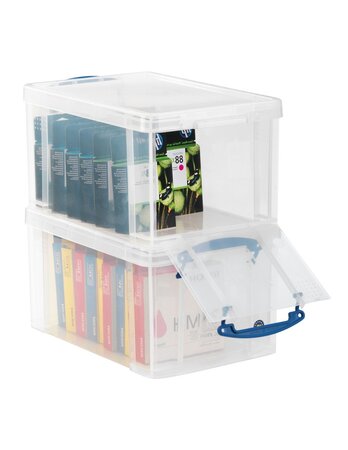 (Caisse PLAST. POLYVALENTE 35L) Caisse plastique à ouverture frontale L