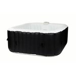 SUN SPA Spa gonflable carré Laminée - 4 personnes - 1, 55 x H 0, 65 m