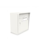 Pack de 4 boîtes aux lettres murales - 2x "Vache de france [VanLuc]" - 2x "Blanc ivoire"