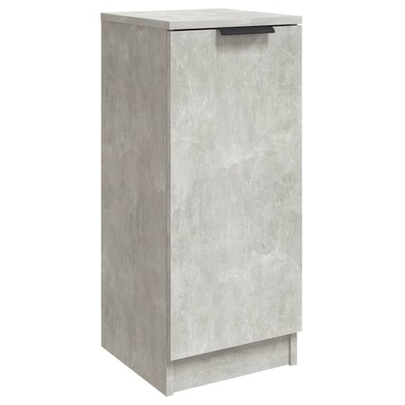 vidaXL Buffet Gris béton 30x30x70 cm Bois d'ingénierie