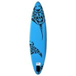 vidaXL Ensemble de planche SUP gonflable 366x76x15 cm Bleu