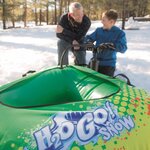 Bestway bouée à neige avec revêtement en tissu winter rush 142cm 39053