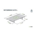 MELICONI ROTOBRIDGE ELITE L Plateau TV rotatif