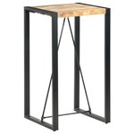vidaXL Table de bar 60x60x110 cm Bois de manguier massif