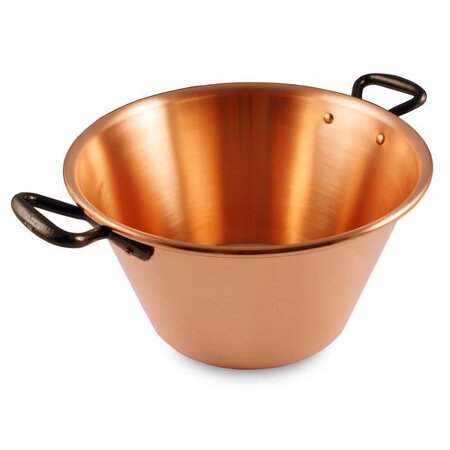 BAUMALU Bassine a gelée cuivre 26,5 cm 12/10eme anses fonte