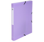 Boite De Classement Exabox Dos 25mm Polypropylène 7/10e Chromaline Pastel - A4 - Couleurs Assorties - X 8 - Exacompta
