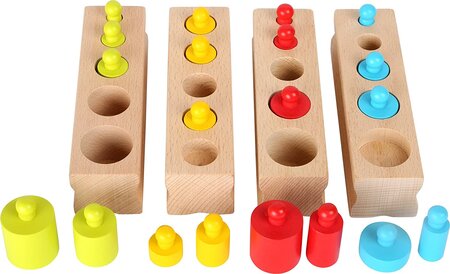Jeu À Emboîter "Multicolore" En Bois