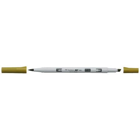 Marqueur base alcool double pointe abt pro 126 olive clair x 6 tombow