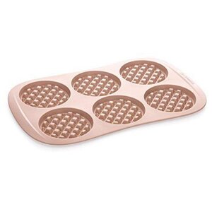 Moule à gaufres silicone 6 empreintes ø 9 5 cm