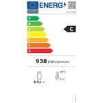 Vitrine réfrigérée de comptoir noire - 68 litres - polar - r600a - acier inoxydable68 428x386x885mm