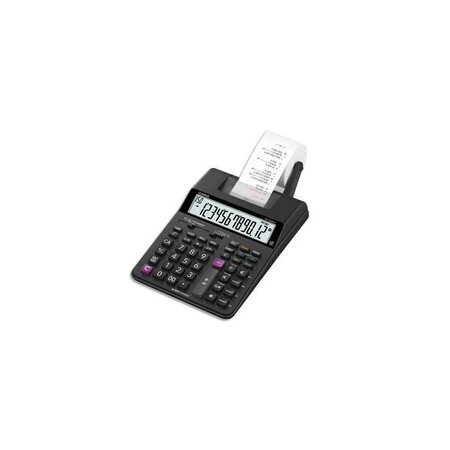 Calculatrice imprimante portable bureau 12 chiffres hr-150 rce noire casio
