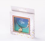 Bracelet cœur avec perles blanches