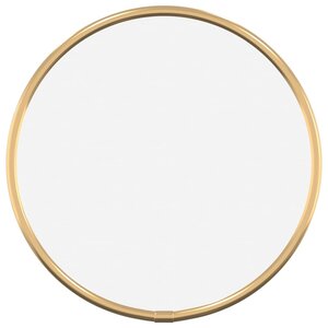vidaXL Miroir mural Doré Ø 20 cm Rond